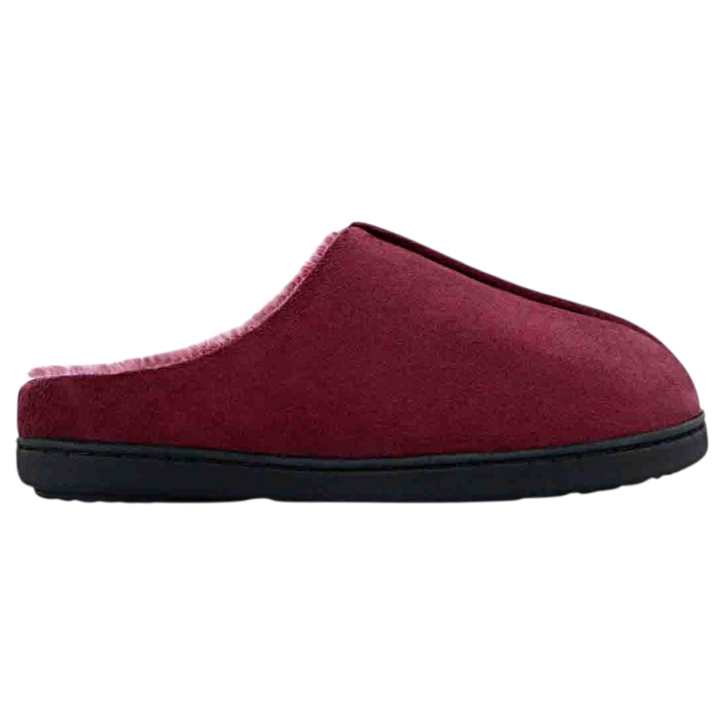 Womens Grosby MacKenzie Scuff Slip On Slippers Wine