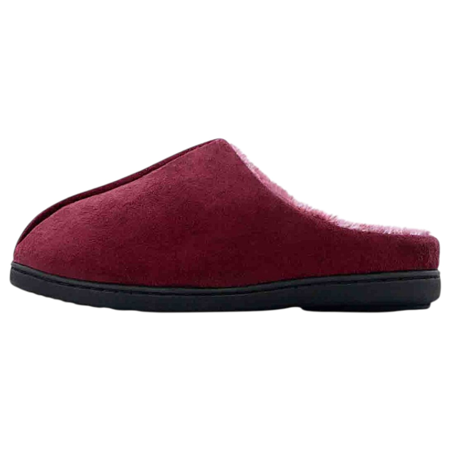 Womens Grosby MacKenzie Scuff Slip On Slippers Wine