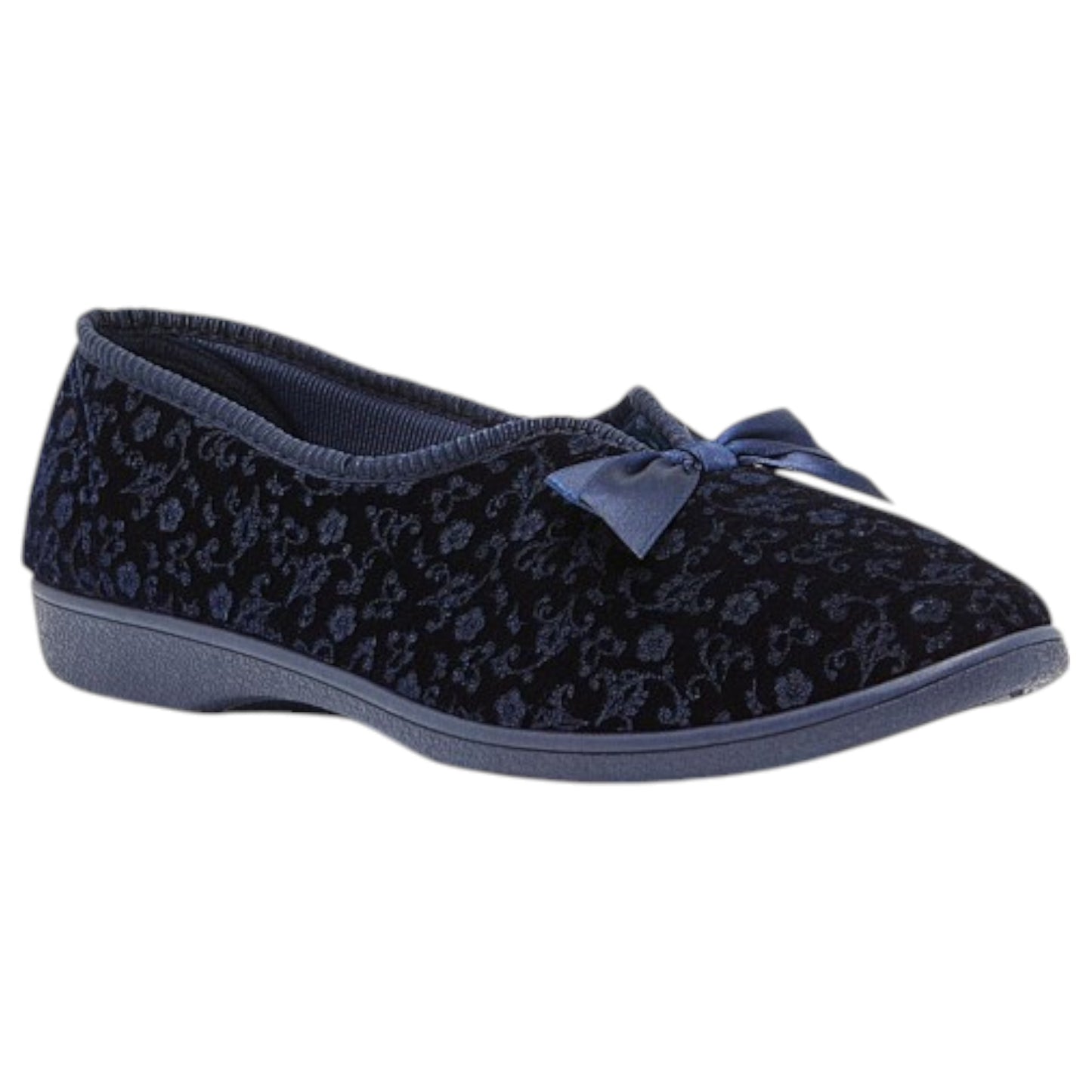Womens Grosby Valerie 2 Slip On Slippers Navy