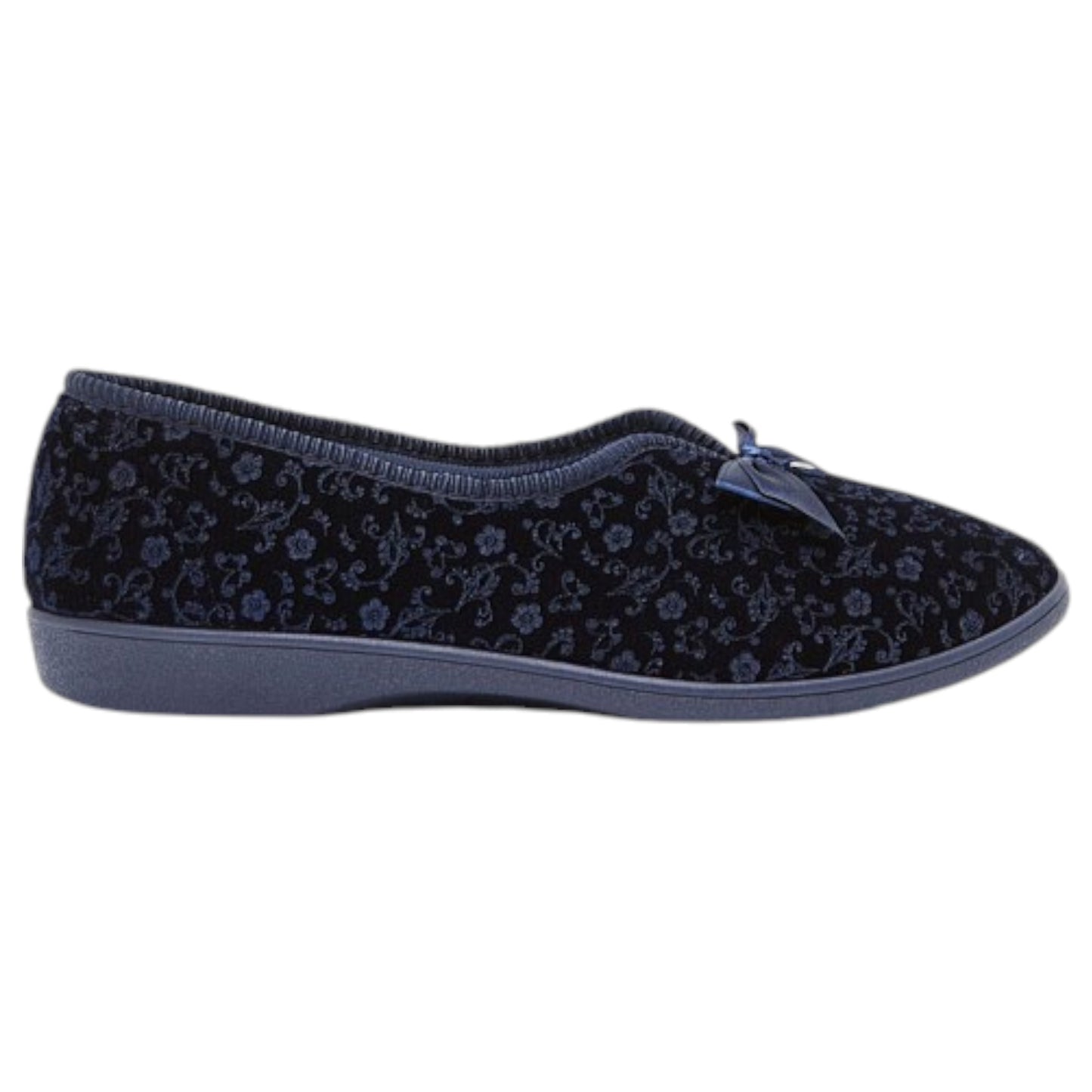 Womens Grosby Valerie 2 Slip On Slippers Navy
