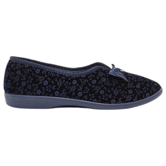 Womens Grosby Valerie 2 Slip On Slippers Navy