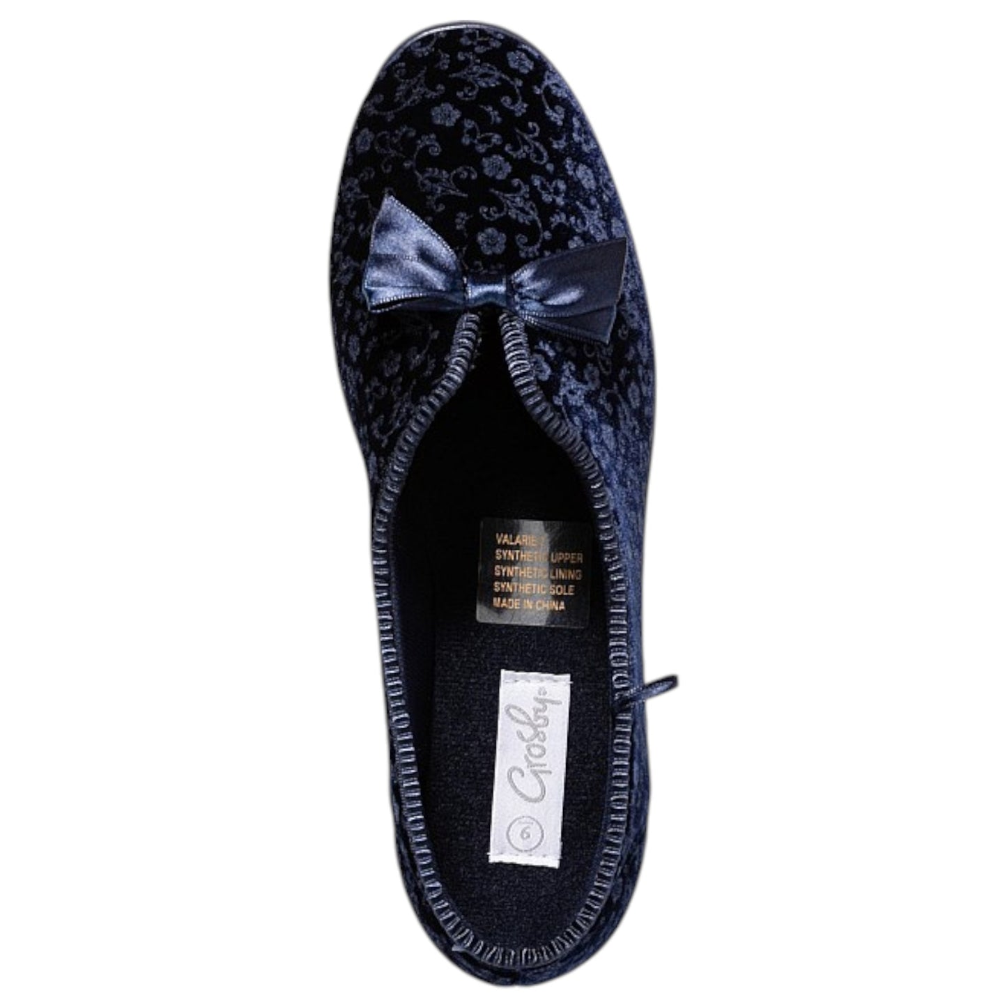 Womens Grosby Valerie 2 Slip On Slippers Navy