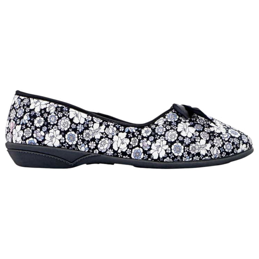 Womens Grosby Viven Slip On Slippers Midnight