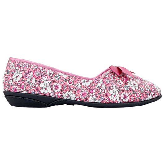 Womens Grosby Viven Slip On Slippers Pink