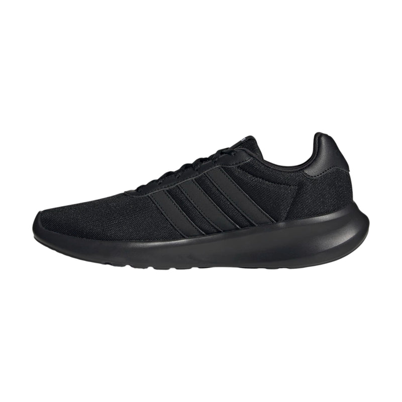 Adidas Womens Lite Racer 3.0 Triple Black Athletic Running Shoes