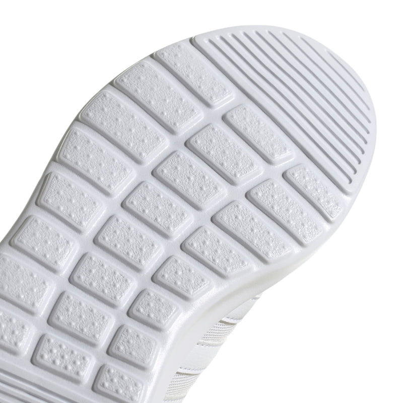 Adidas Womens Lite Racer 3.0 Triple White Athletic Running Shoes