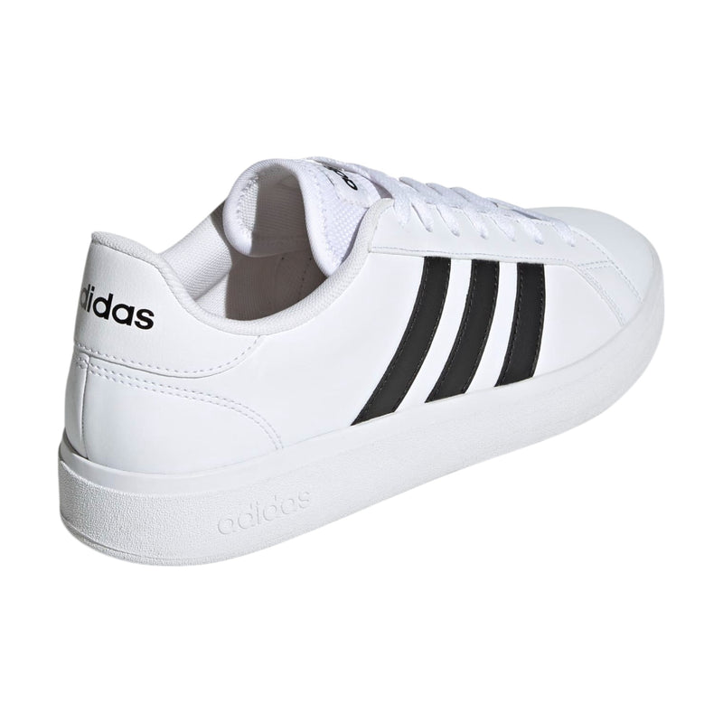 Adidas Mens Grand Court Base 2 White/ Black Casual Shoes