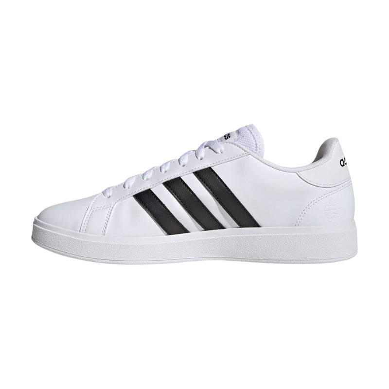 Adidas Mens Grand Court Base 2 White/ Black Casual Shoes