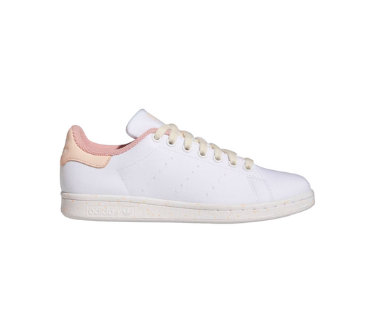 Womens Adidas Stan Smith Originals Shoes White/Pink Tint