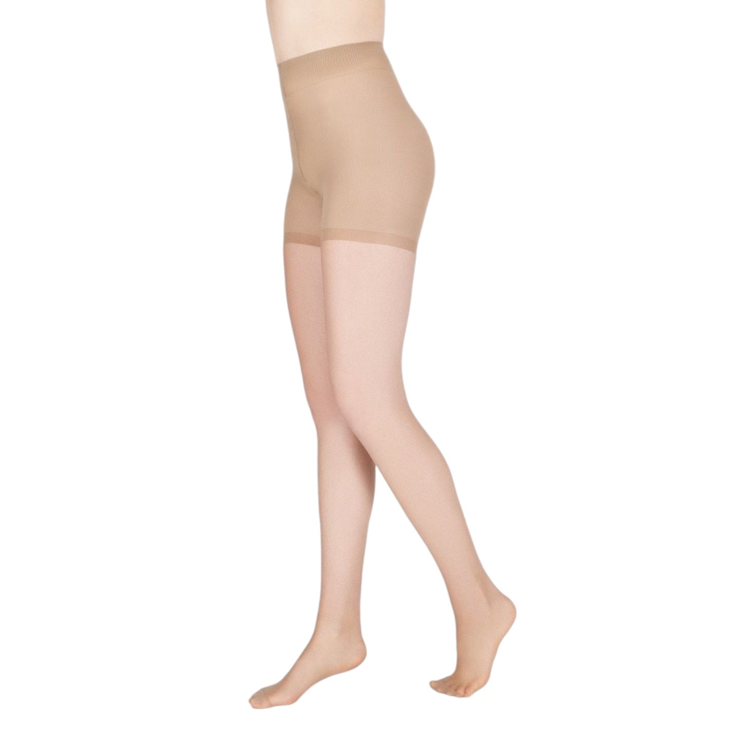 Womens Razzamatazz Perfecting Sheer Slim 15 Denier Stockings Natural