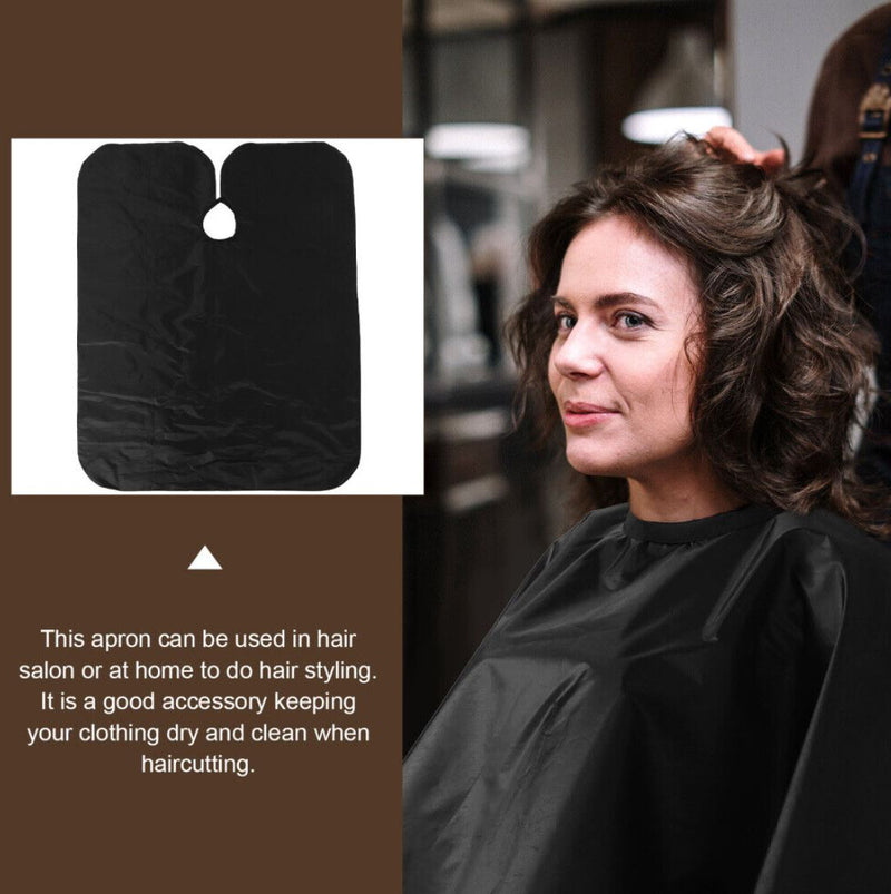 3 x Black Hairdressing Hair Cutting Cape Barber Hairdresser Salon Gown