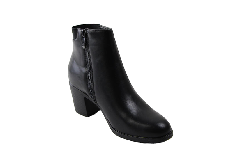 Womens Grosby Footglove Harriet Shoes Black Dress Winter Comfort Boots