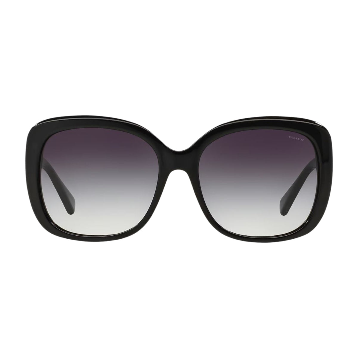 Womens Coach HC8158 Sunglasses Black/Grey Gradient