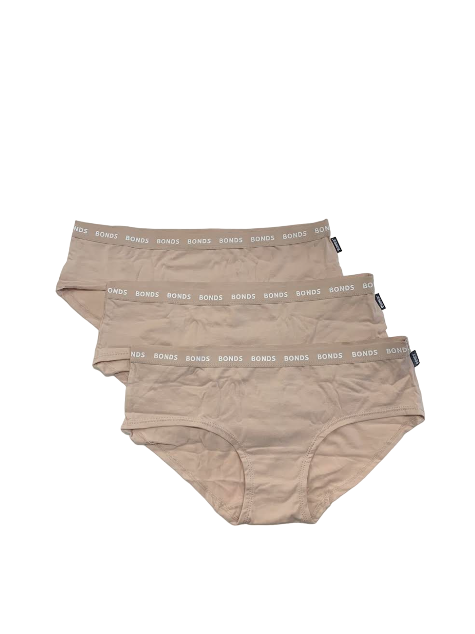 6 Pack Womens Bonds Hipster Boyleg  Natural