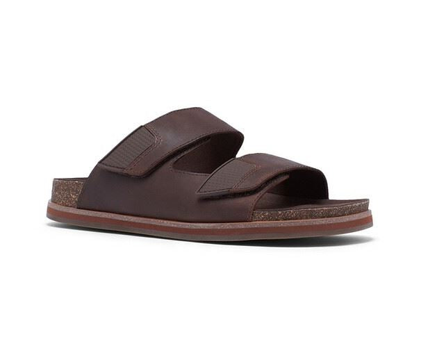 Mens Hush Puppies Cracker Sandals Brown