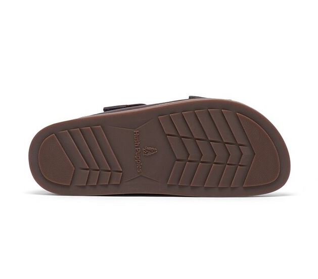 Mens Hush Puppies Cracker Sandals Brown