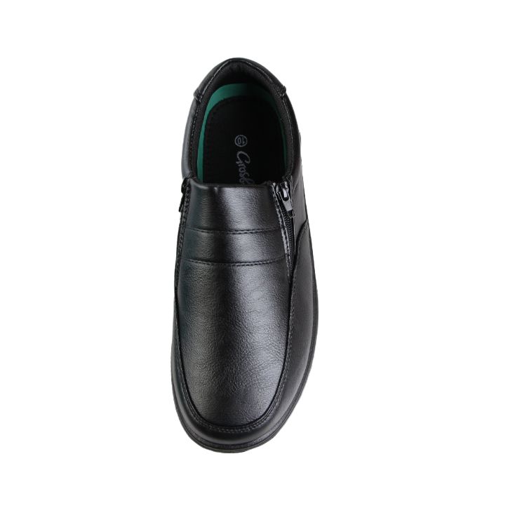Mens Grosby Arnie Black Dress Work Casual Formal Mens New Slip On Shoes