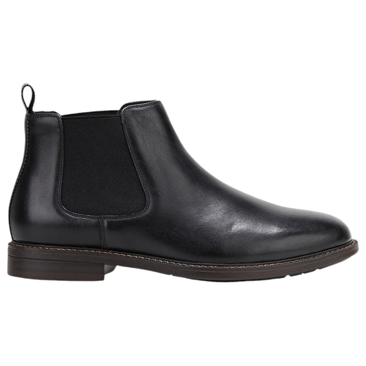 Mens Hush Puppies Hanger Boots Black Burnish
