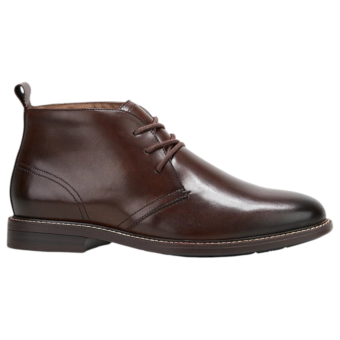 Mens Hush Puppies Harbour Boots Cognac Burnish
