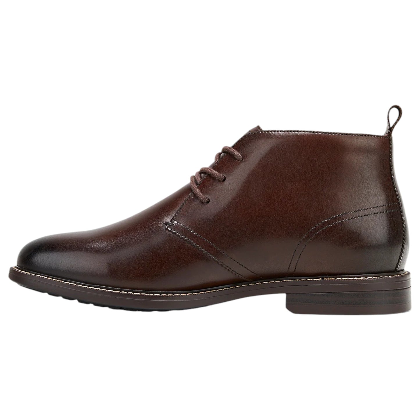 Mens Hush Puppies Harbour Boots Cognac Burnish