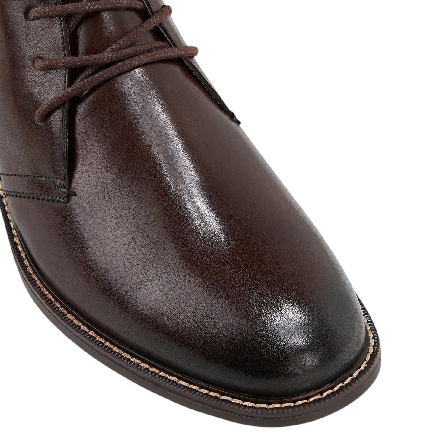 Mens Hush Puppies Harbour Boots Cognac Burnish