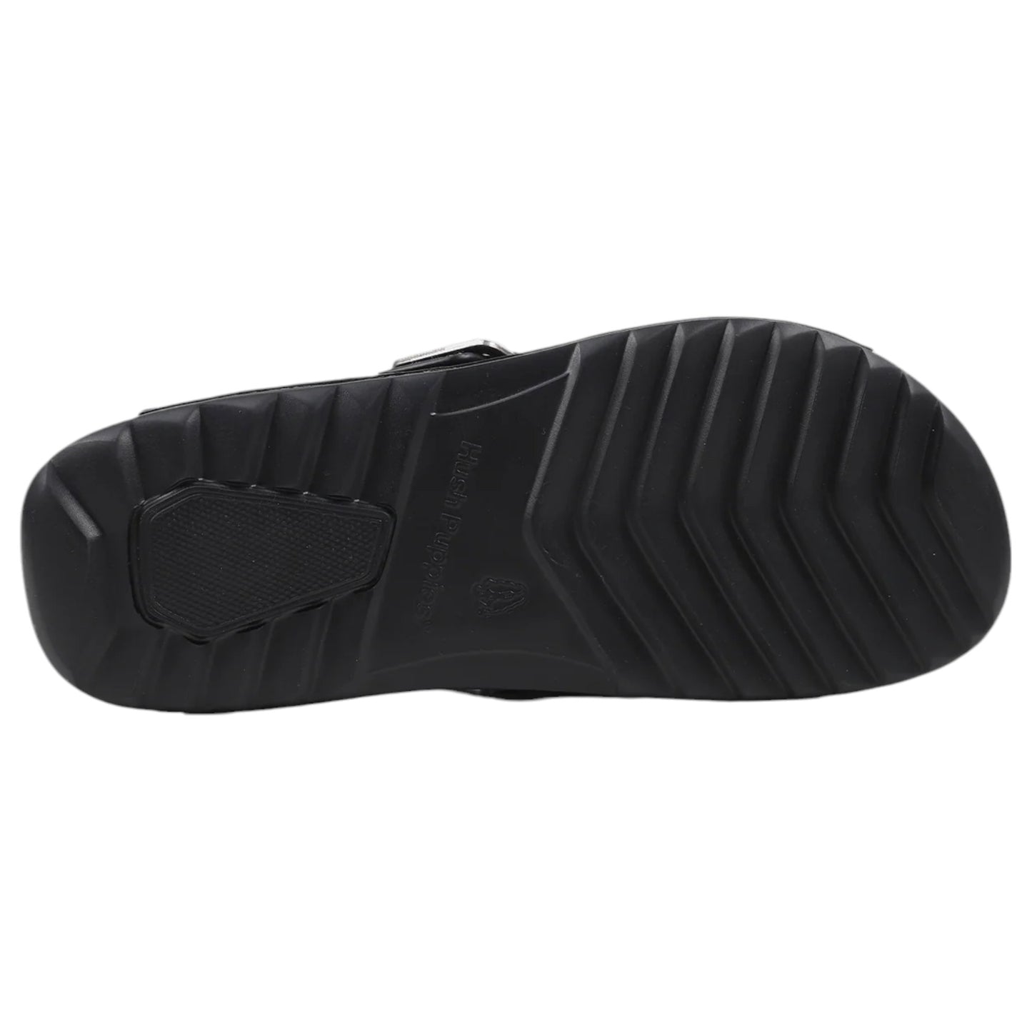 Mens Hush Puppies Hoges Sandals Black/Grey