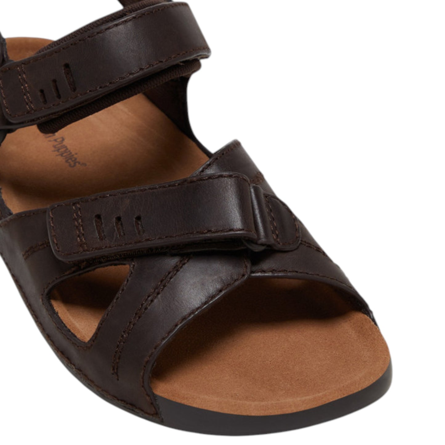 Mens Hush Puppies Hems Sandals Brown