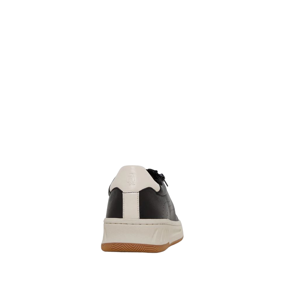 Womens Hush Puppies Spin Shoes Black/White