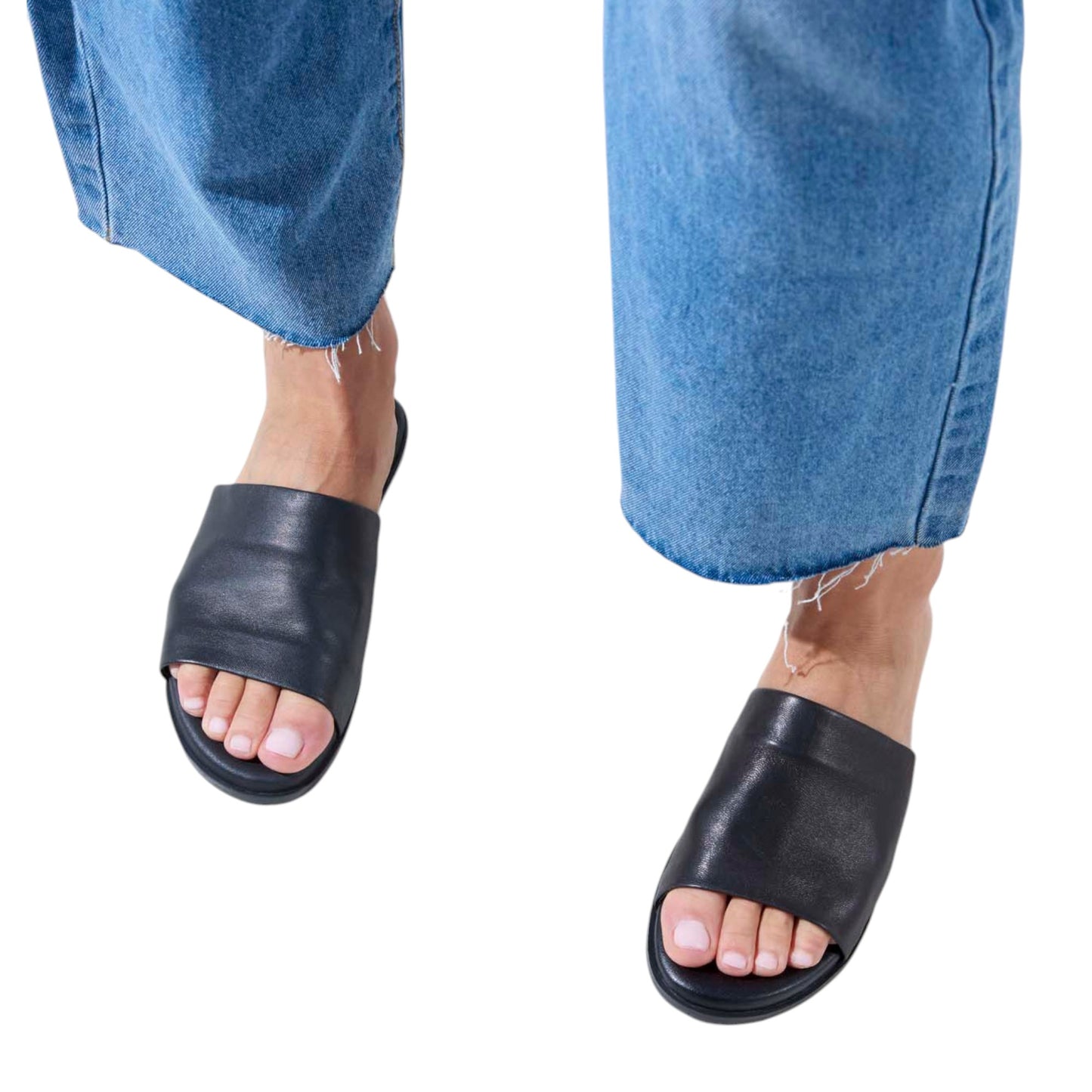 Womens Hush Puppies Paradise Slides Black