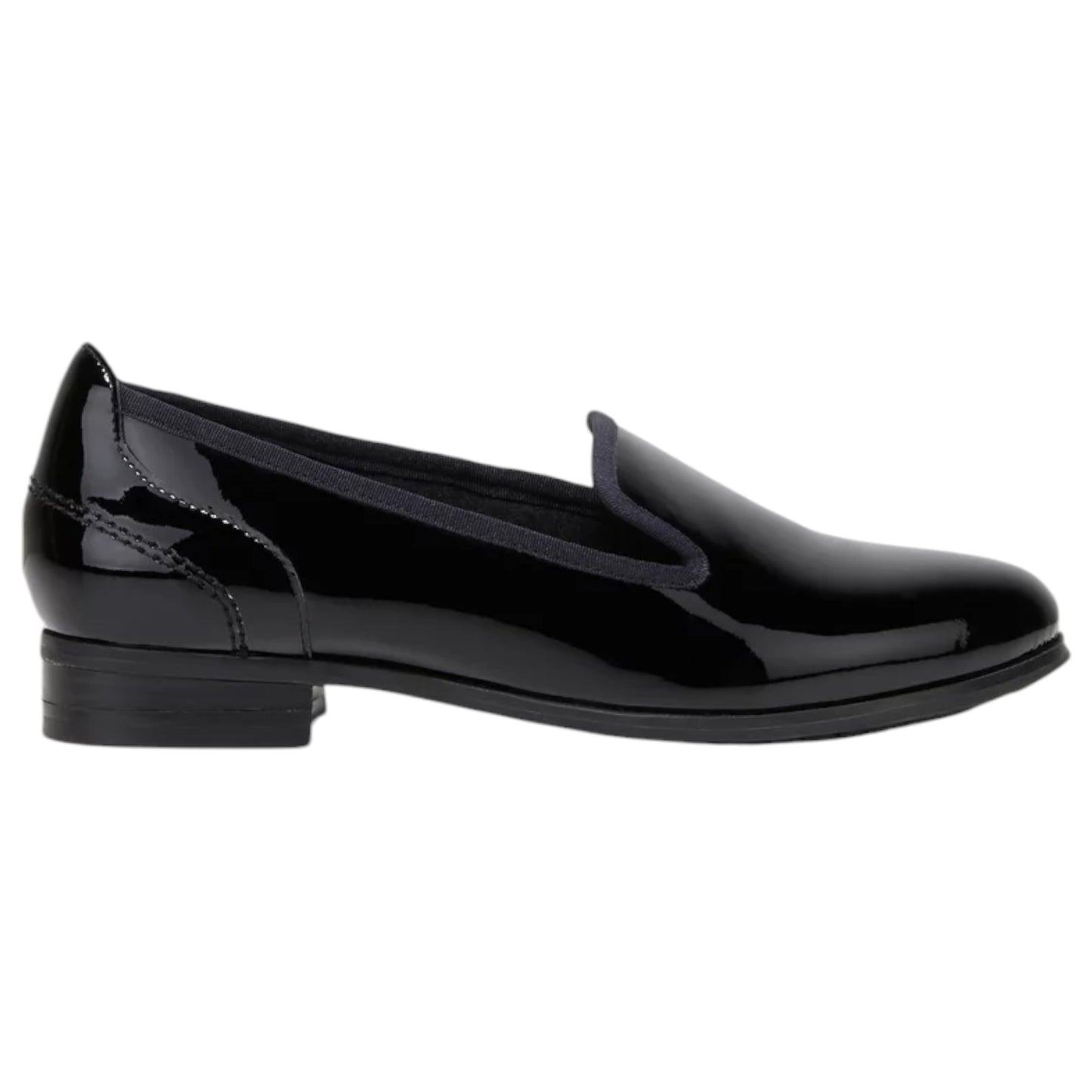 Womens Hush Puppies The Albert Shoes Black Patent