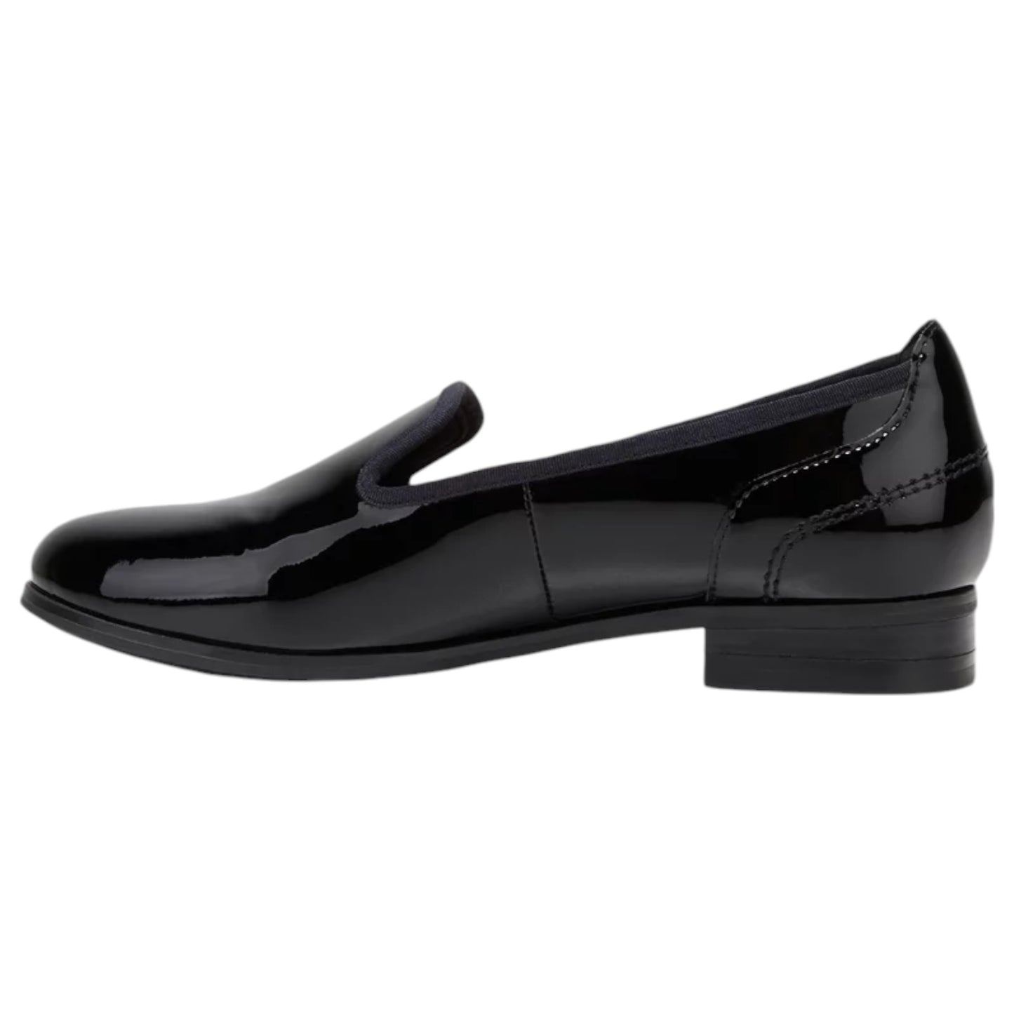 Womens Hush Puppies The Albert Shoes Black Patent