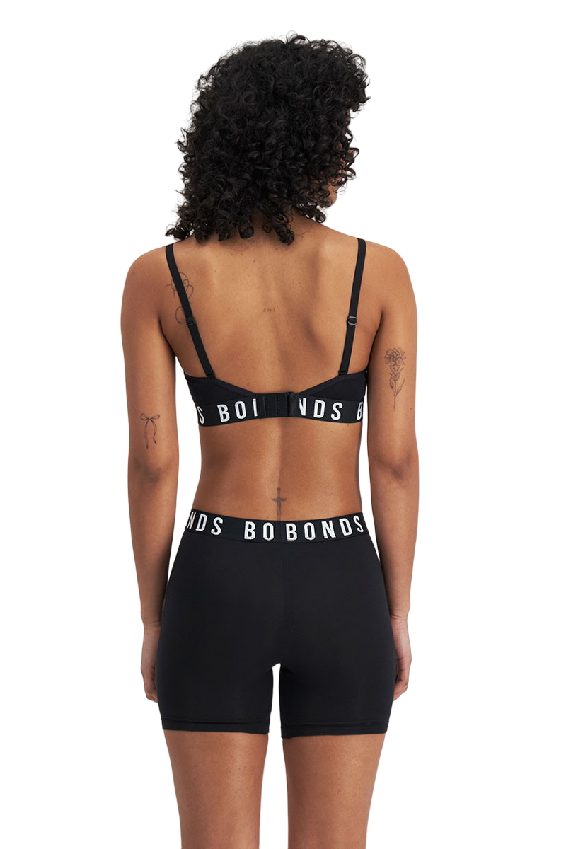 Womens Bonds Icons Super Logo Shorts Underwear Undies Black
