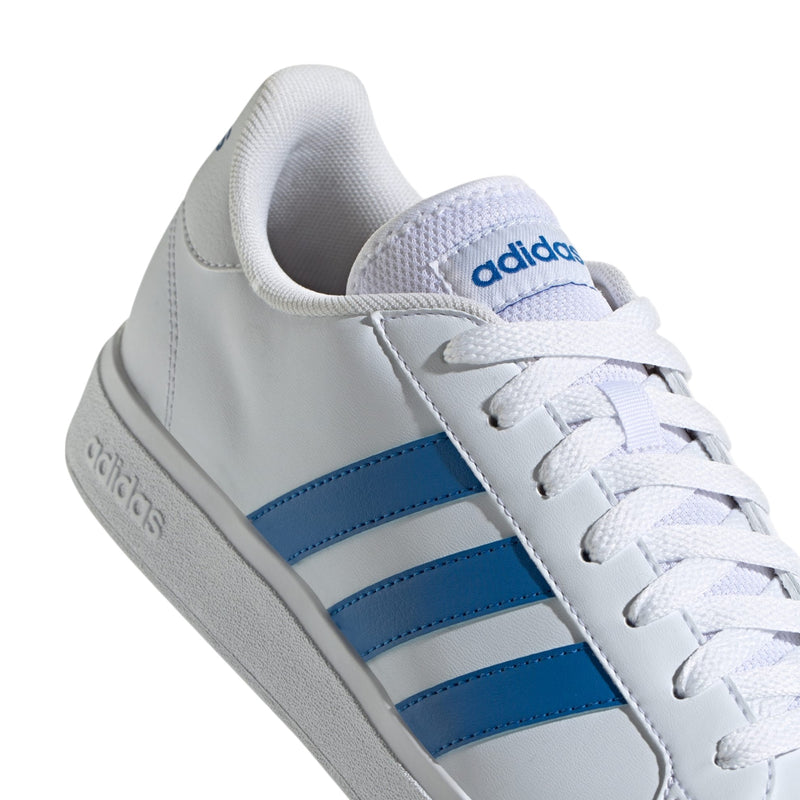 Adidas Mens Grand Court Base 2 White/ Blue Casual Shoes