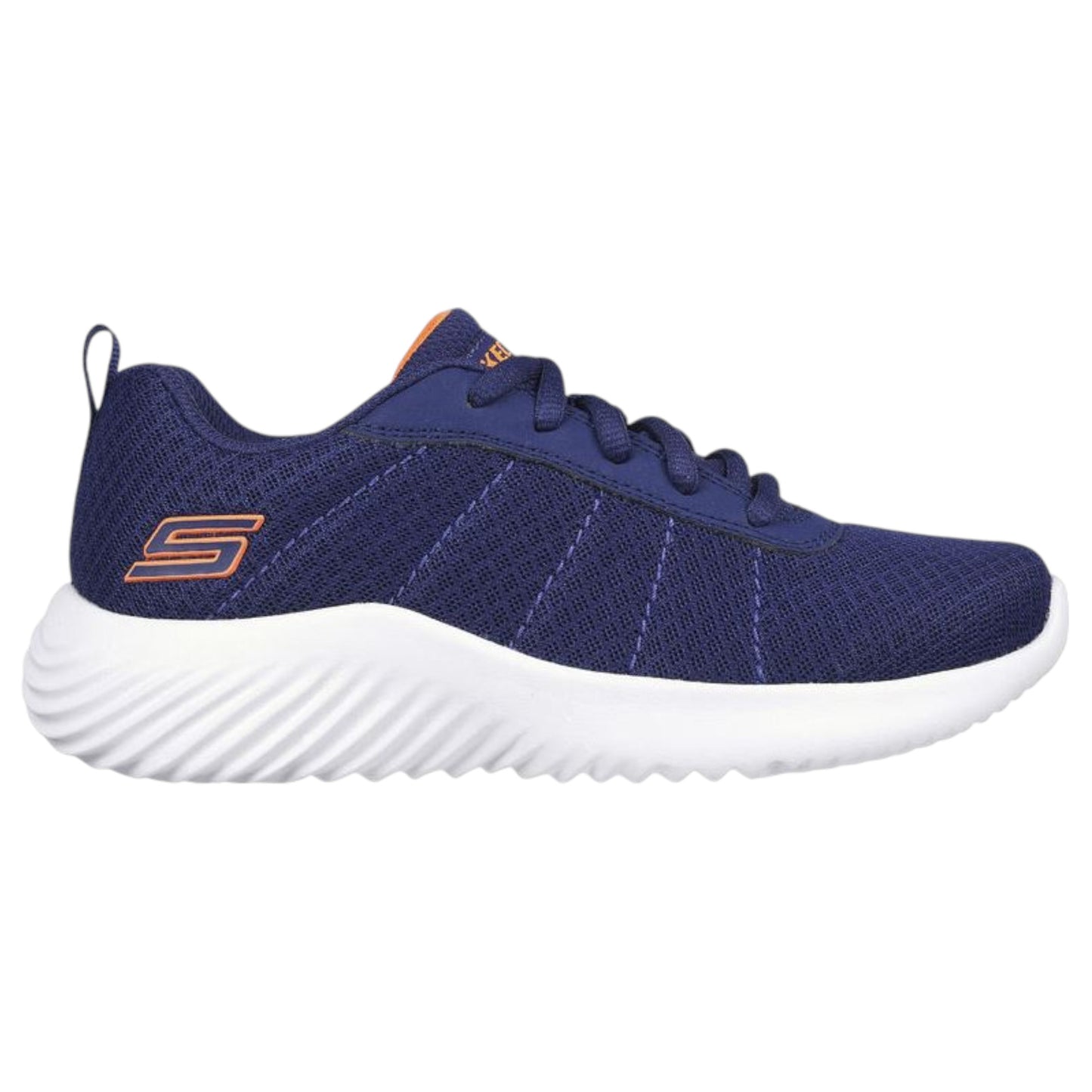 Kids Boys Skechers Bounder Karonik Shoes Navy