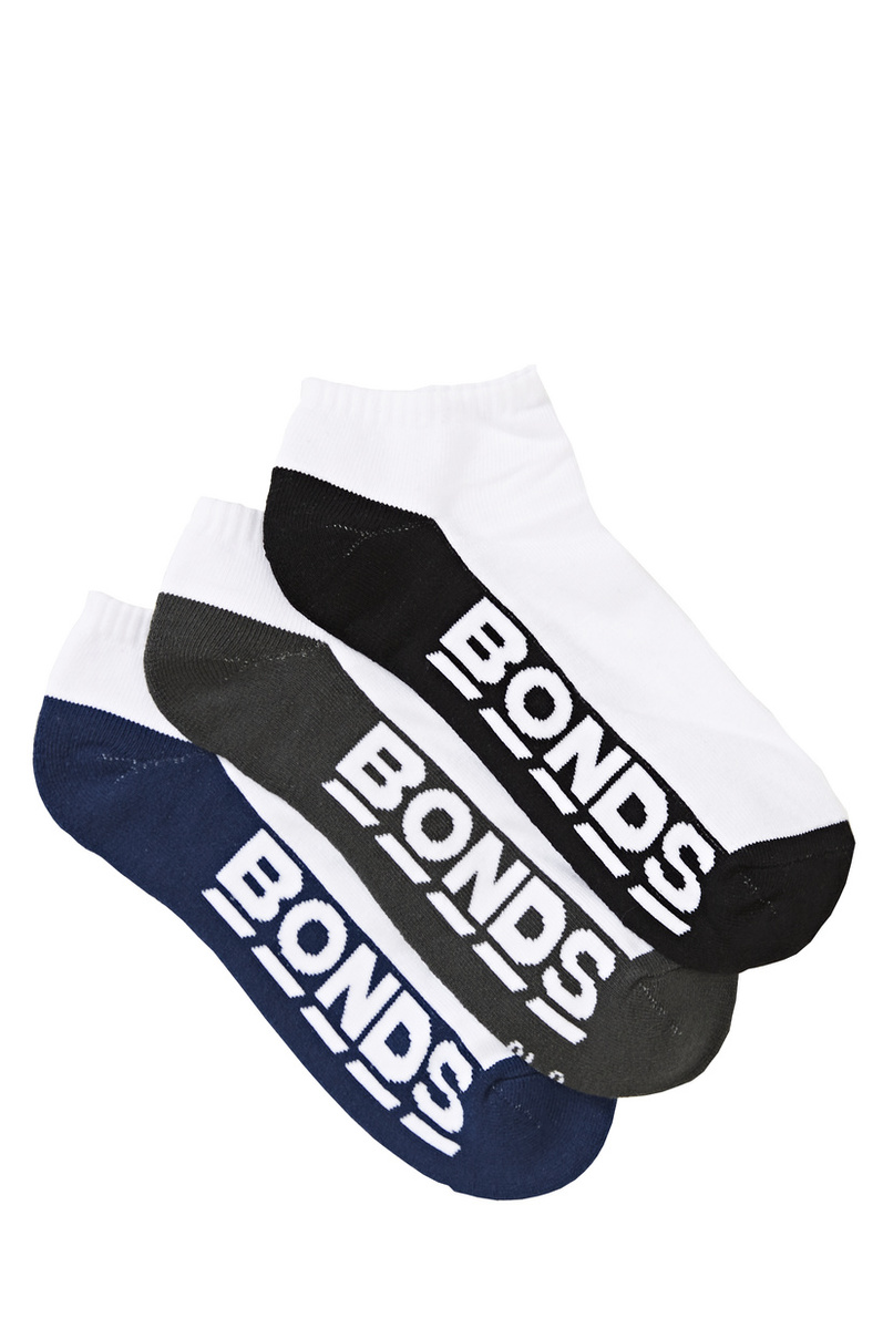 12 Pairs X Bonds Mens Low Cut Comfy Socks White Black Olive Navy Pk1