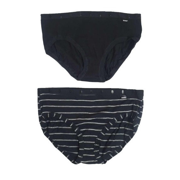 Bonds 2 Pairs Comfy Midi Briefs Womens Underwear Black