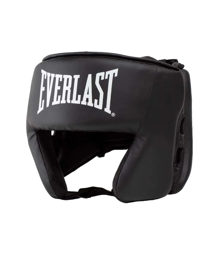 Everlast Leather Black Core Protective Head Gear
