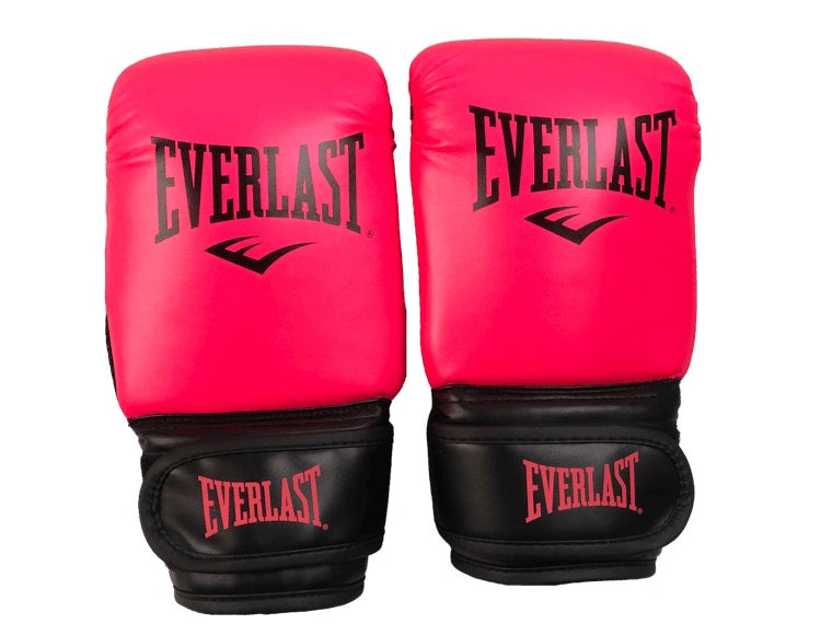 Everlast Tempo Bag Gloves Boxing Box Gym Training Mitt Work Black Pink Red