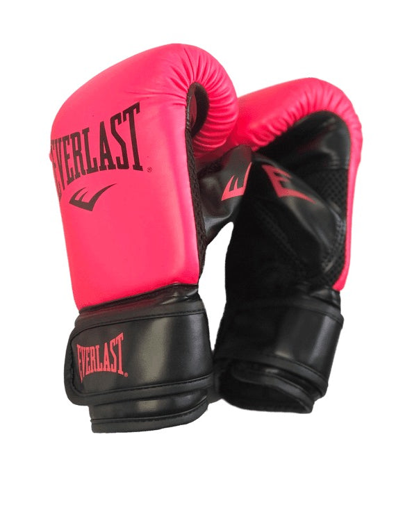 Everlast Tempo Bag Gloves Boxing Box Gym Training Mitt Work Black Pink Red