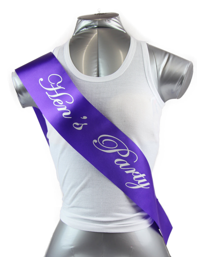 Hens Party Sash Sashes Bride Night Party Bridal Wedding Bridesmaid Bachelorette