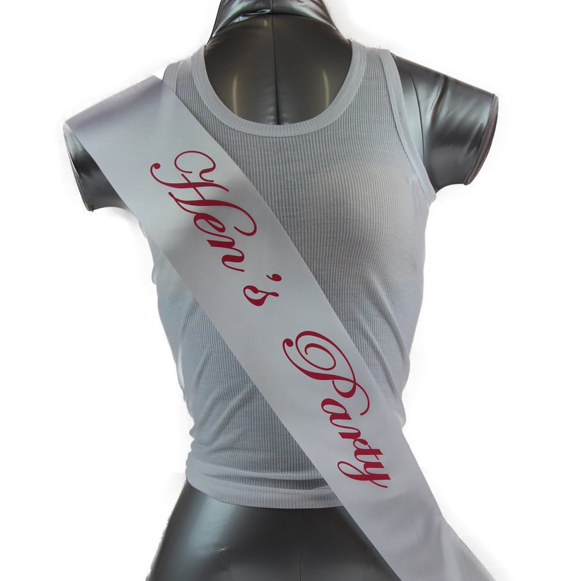 Hens Party Sash Sashes Bride Night Party Bridal Wedding Bridesmaid Bachelorette