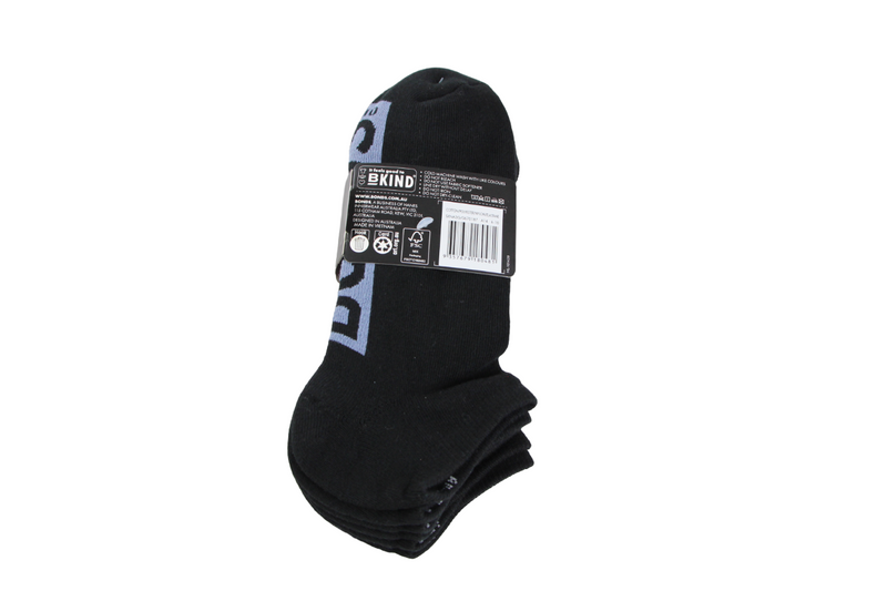 9 Pairs X Bonds Mens Cushioned Low Cut Sport Socks Black With Multi