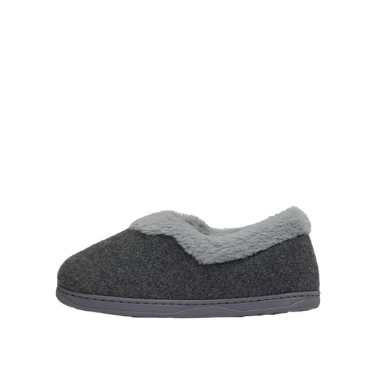 Womens Grosby Invisible Beatrice Slippers Grey