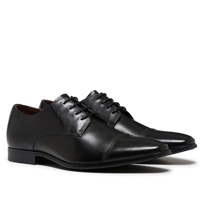 Mens Julius Marlow Jaded Work Leather Black Lace Up Dress Shoes