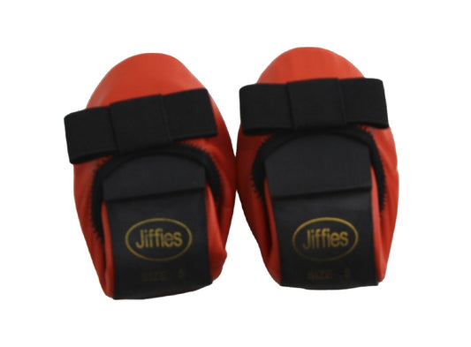 Womens Jiffies Louise Flats Orange