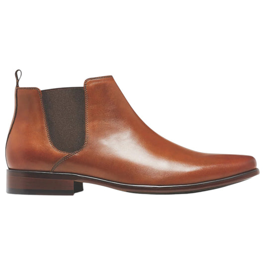 Mens Julius Marlow Kick Boots Cognac