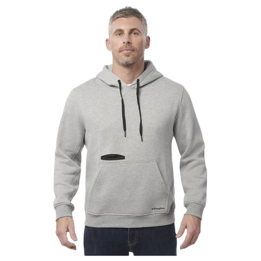 Mens KingGee Originals Hoodie Hooded Hoodie Grey
