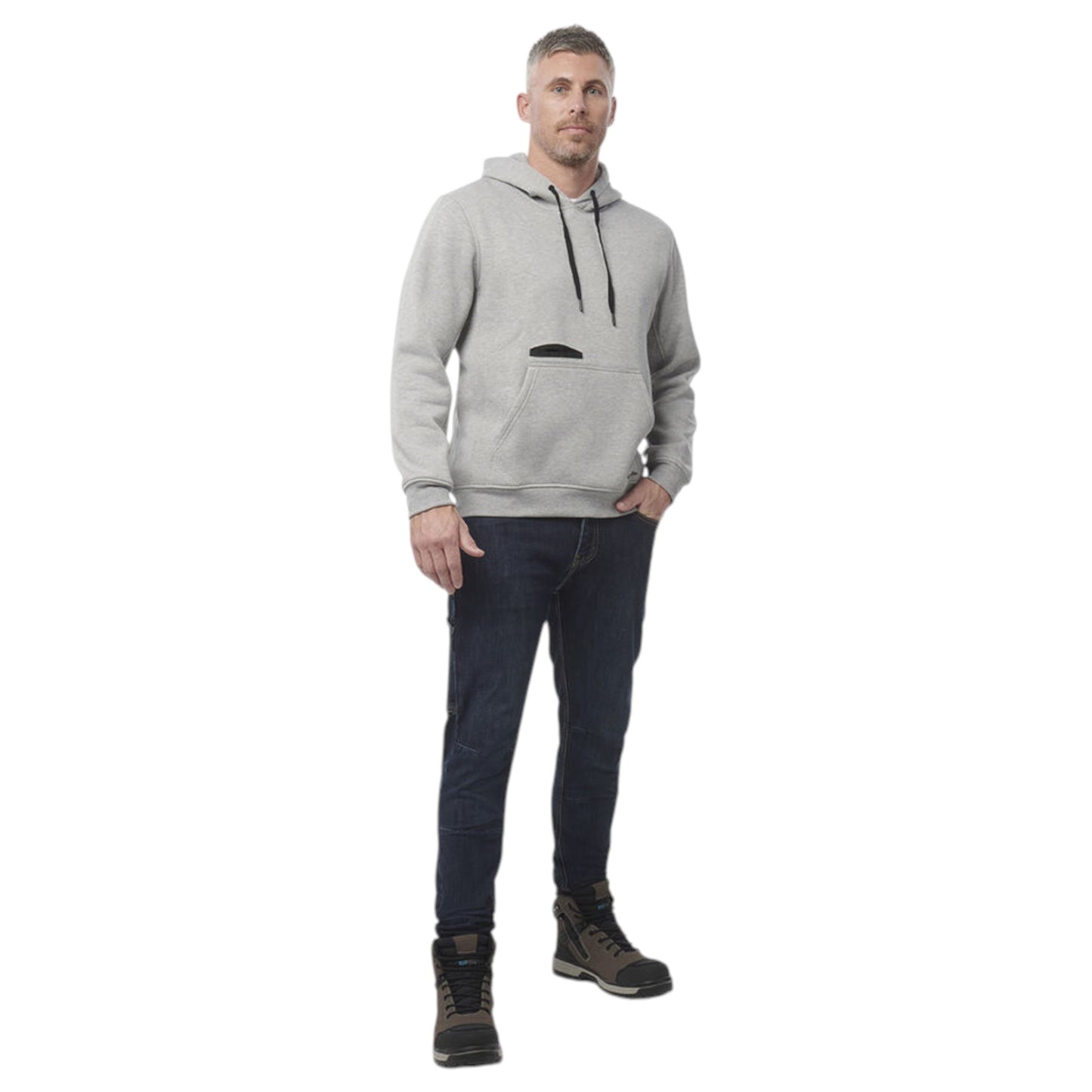 Mens KingGee Originals Hoodie Hooded Hoodie Grey