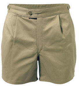 Mens KingGee Drill Utility Shorts Khaki