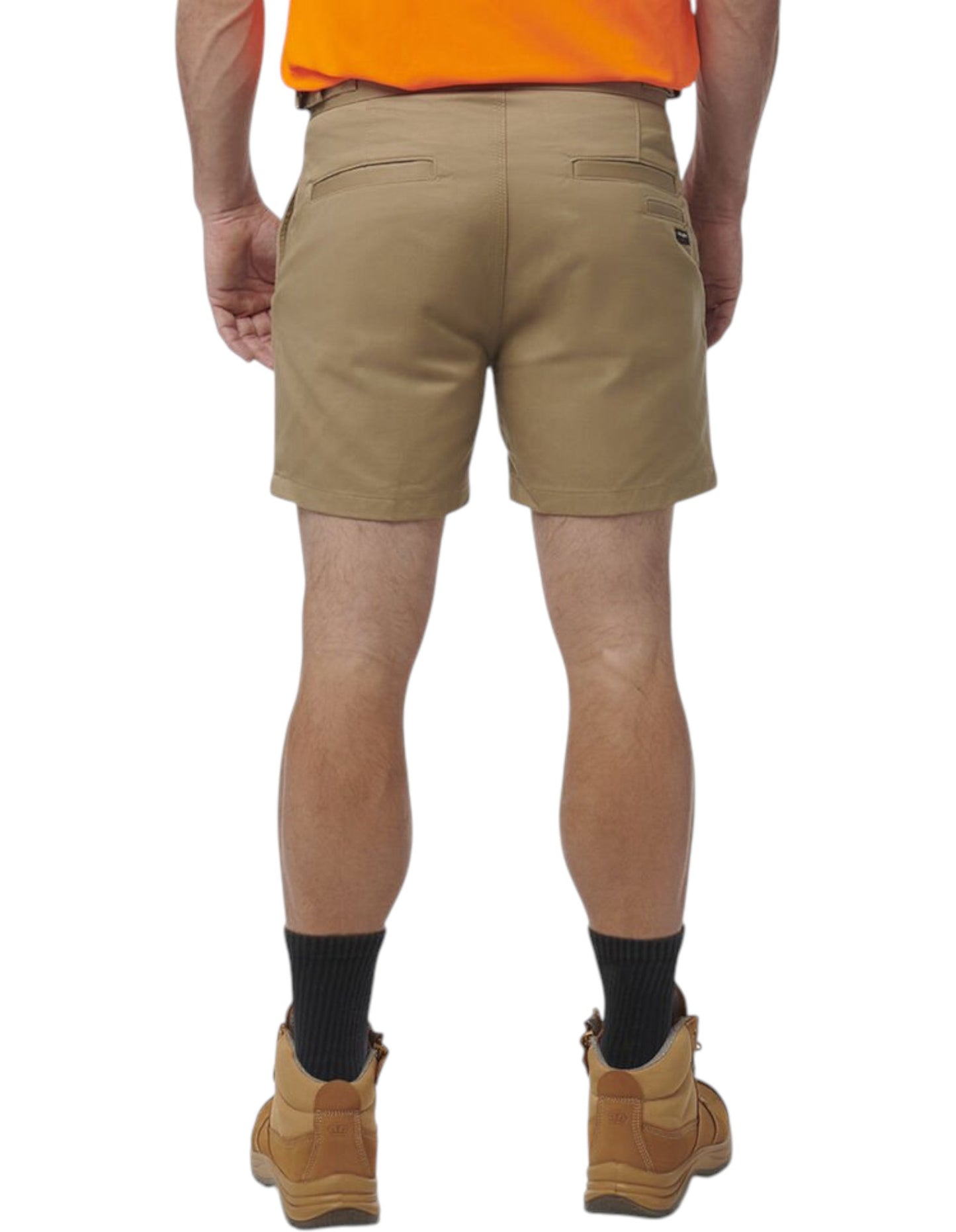 Mens KingGee Drill Utility Shorts Khaki